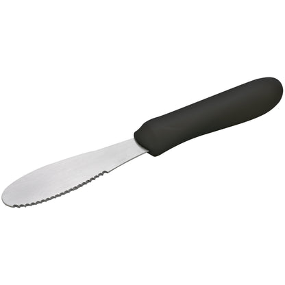 TKP-31 - Sandwich Spreader, Black Polypropylene Handle, 3-5/8" x 1-1/4" Blade