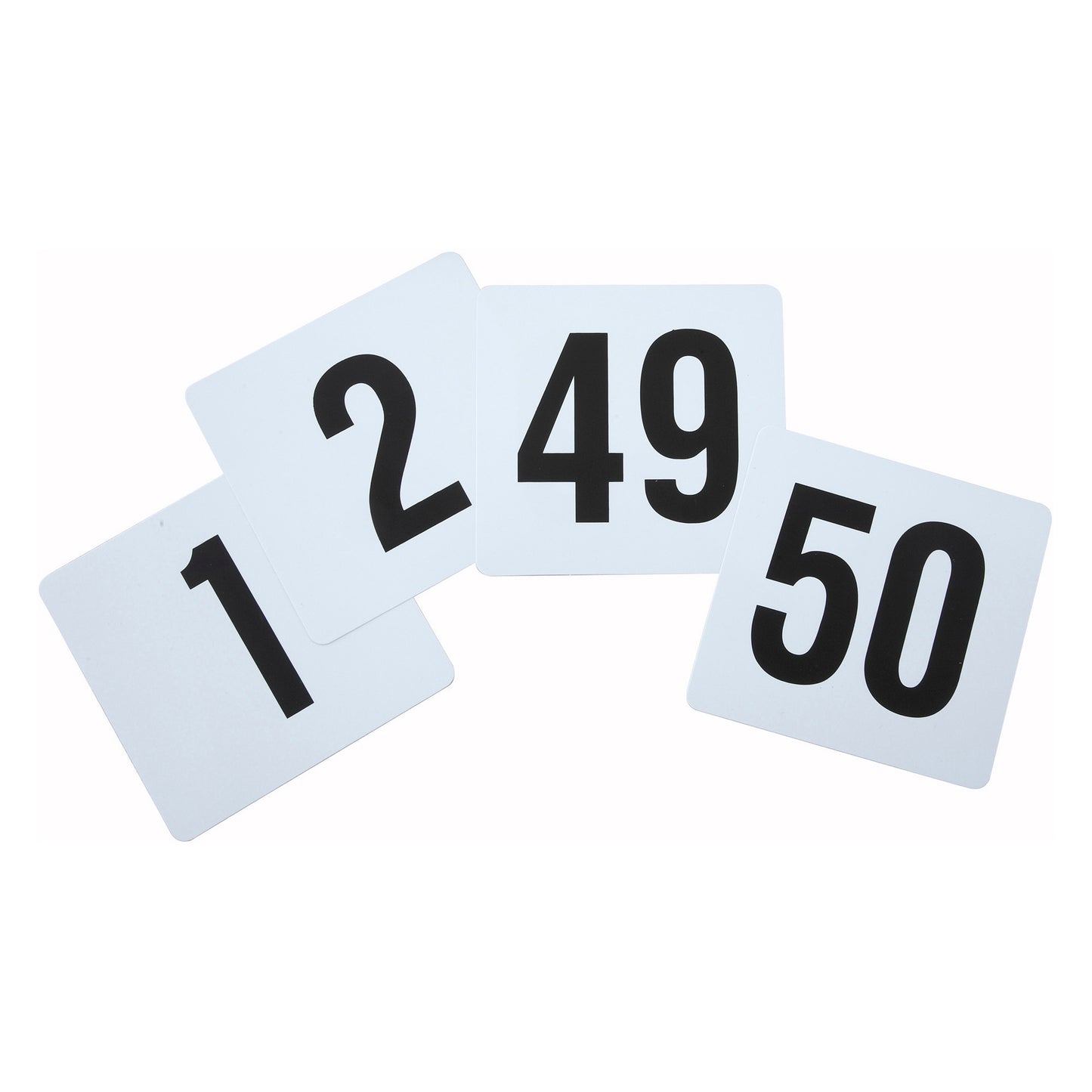 TBN-50 - Plastic Table Numbers, 1-50