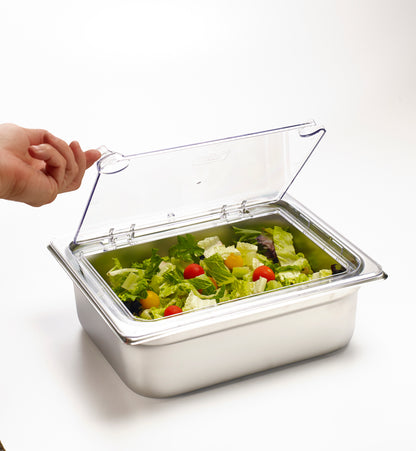 SP7200H - Polycarbonate Food Pan Cover, Hinged - Half (1/2)