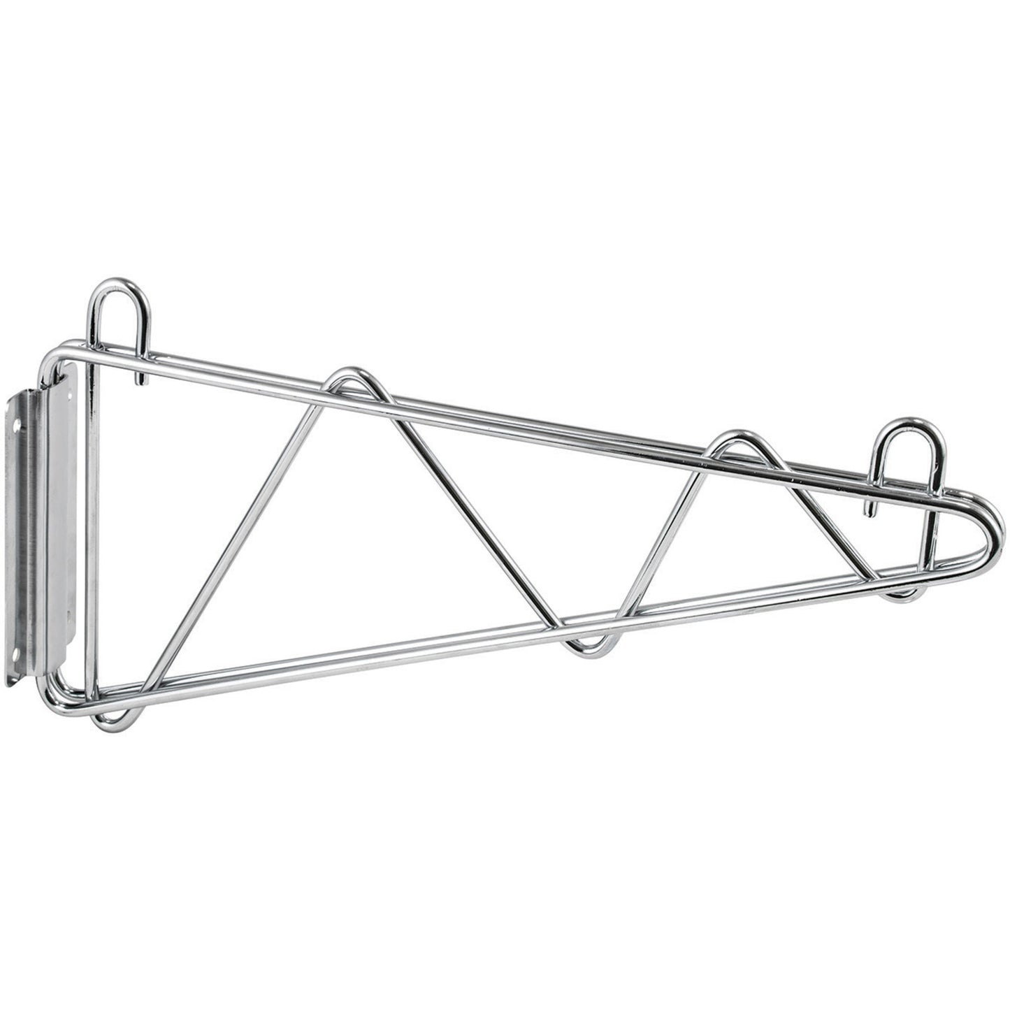 VCB-14 - Shelving Wall Mount Brackets, Chrome-Plated, 1 Pair - 14"