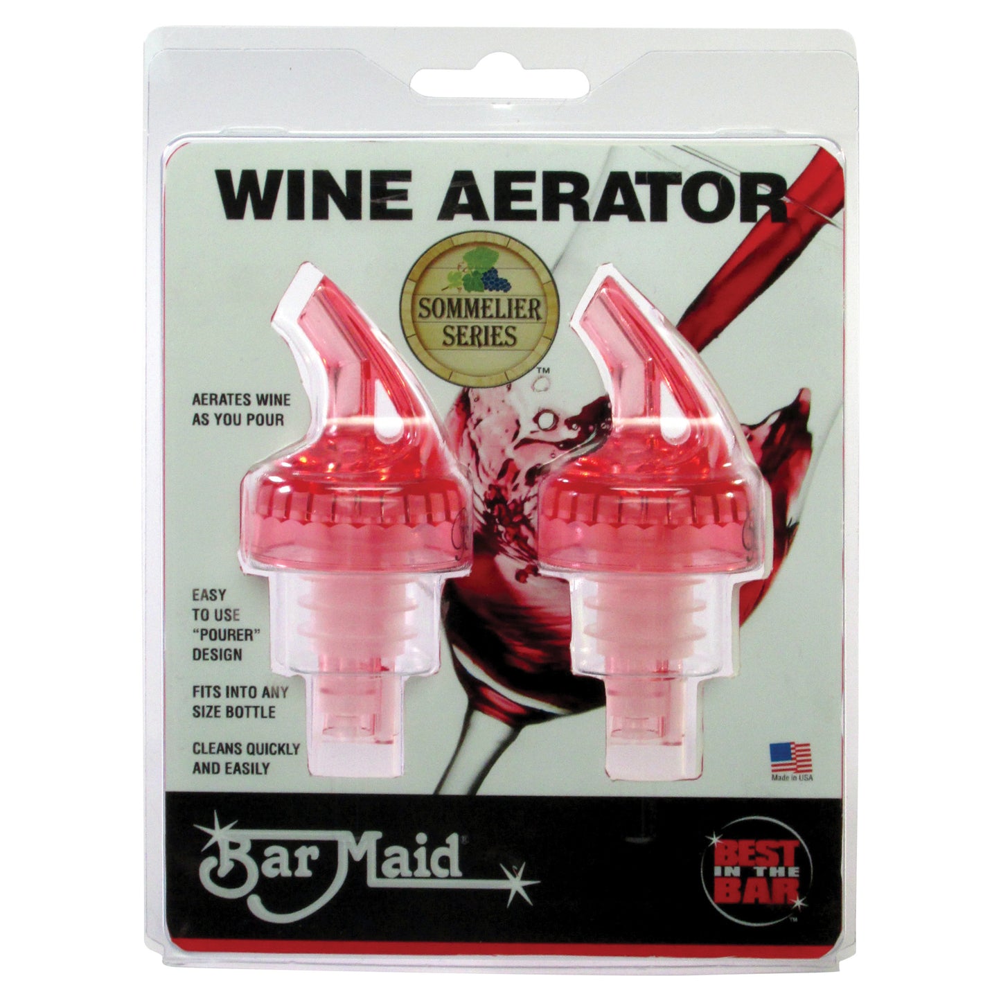 BMP-600AR - Bar Maid Professional Wine Aerator - 2 Pieces/Pack