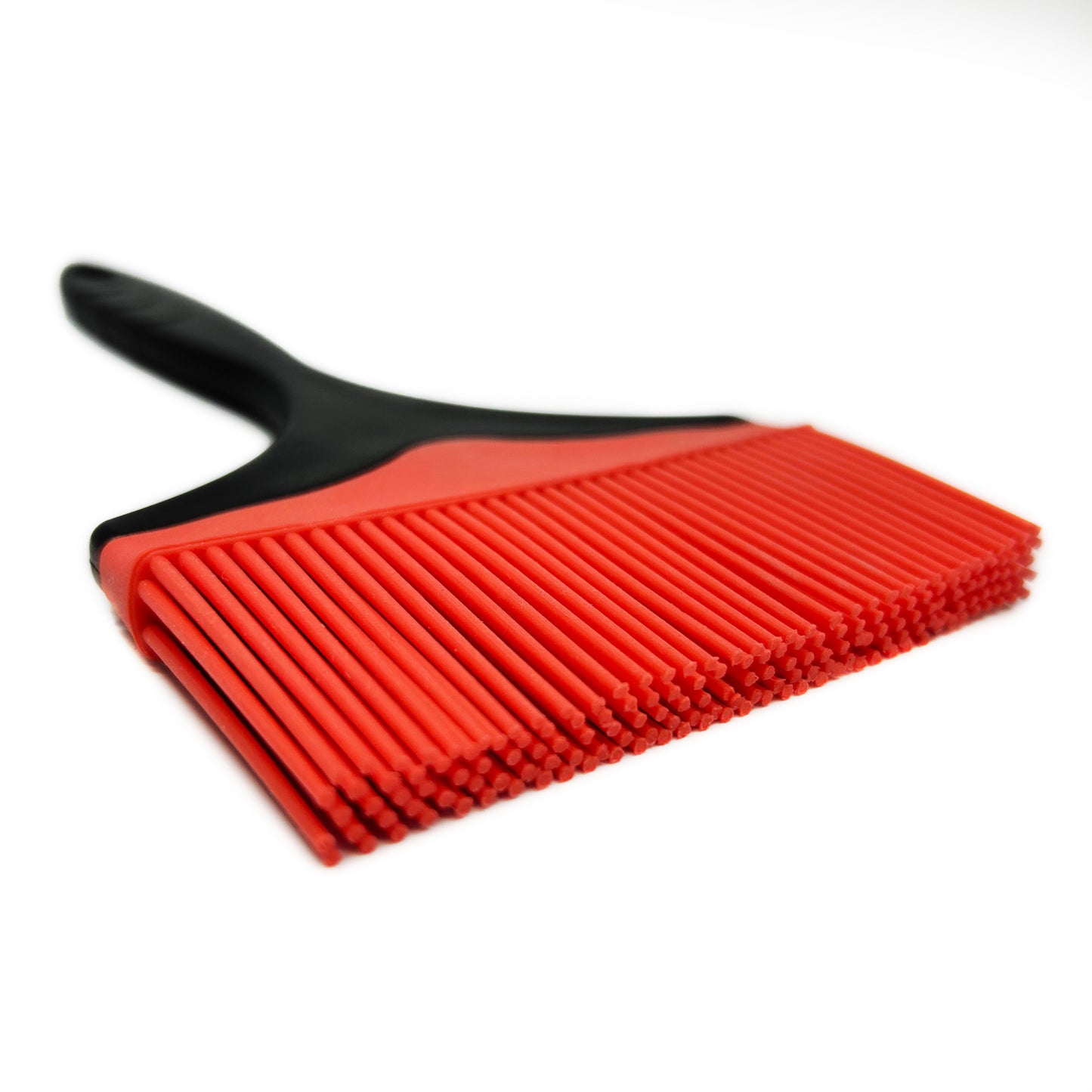 SB-04P - Silicone Brush, 4" Wide, Red with Black Handle