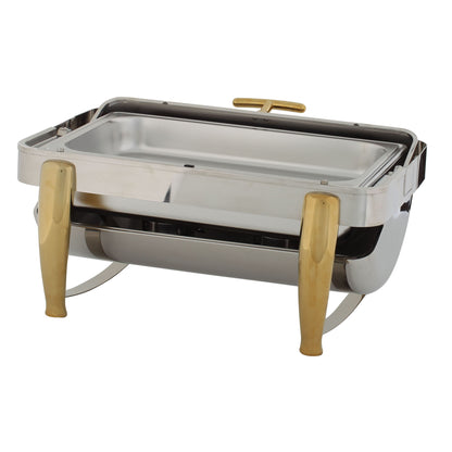 101A - Virtuoso Collection 8 Quart Full-size Roll-Top Chafer, Extra Heavyweight