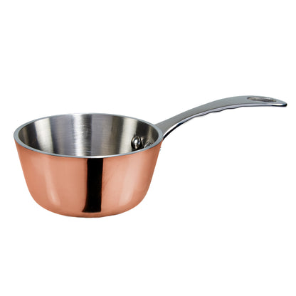 DCSC-3C - Mini 3" Saucier, Copper Plated, 5 oz