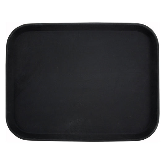 TRH-1418K - Easy-Hold 18" x 14" Rectangular Rubber-Lined Plastic Tray