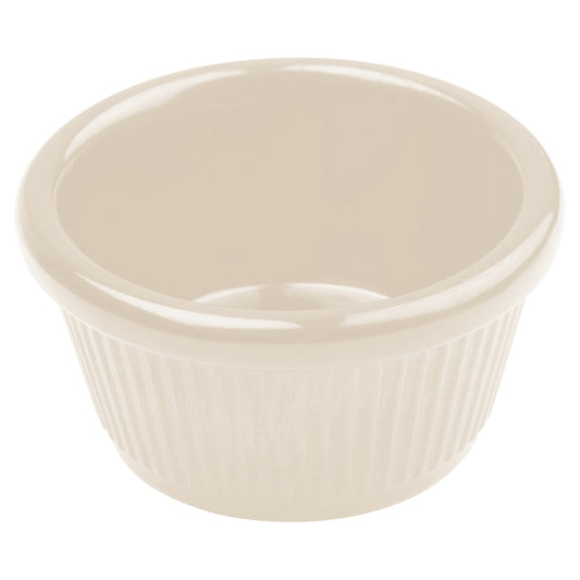 RFM-1B - Melamine Ramekin, Fluted - Bone, 1-1/2 oz