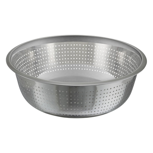 CCOD-13S - 13" Diameter Stainless Steel Chinese-Style Colander with 2.5 mm Drain Holes