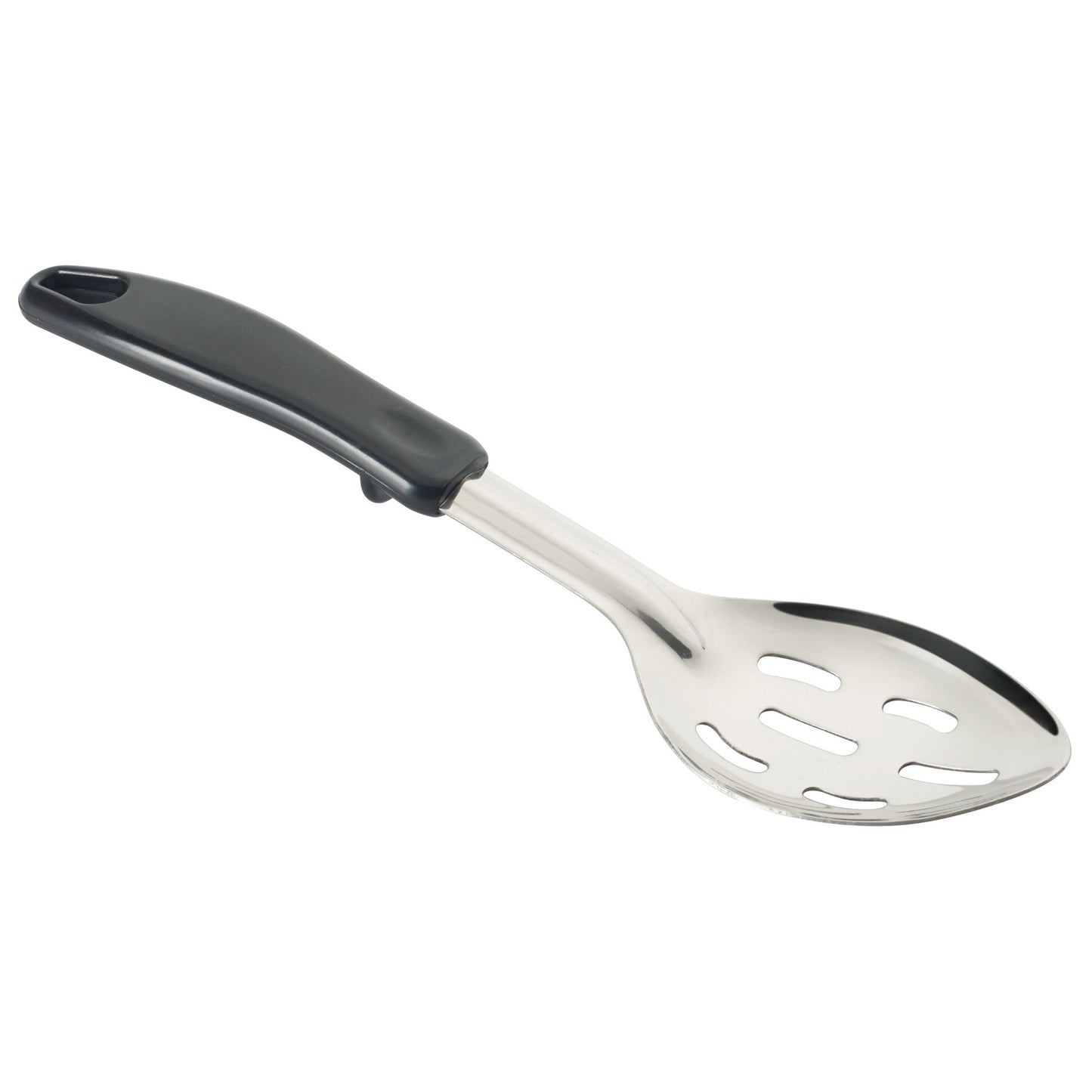 BHSP-11 - Basting Spoon with Stop-Hook Polypropylene Handle - Slotted, 11"