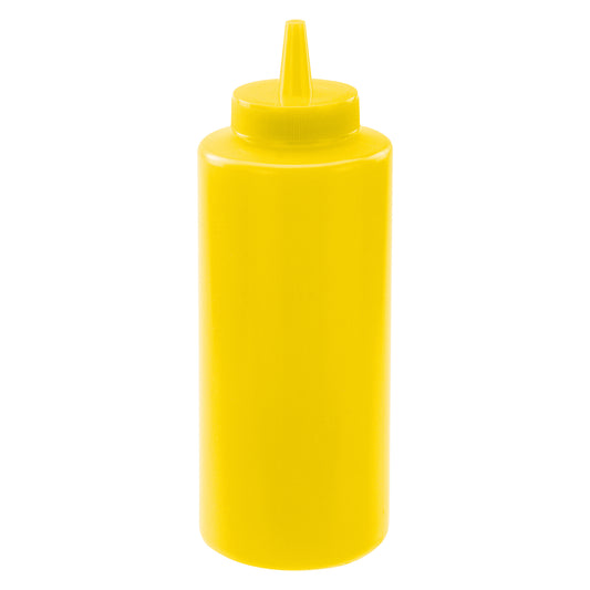 PSB-12Y - Regular Squeeze Bottles - 12 oz, Yellow