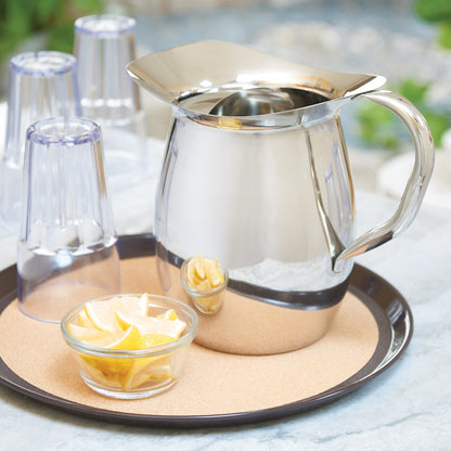 WPB-3C - 3 Qt S/S Bell Pitcher with Ice Guard