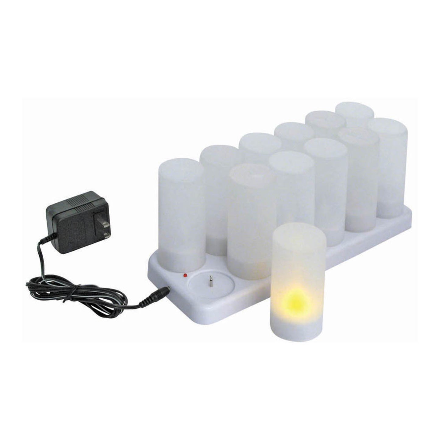 CLR-12S - Rechargeable Votive Tealight Set, 12-pieces/pack