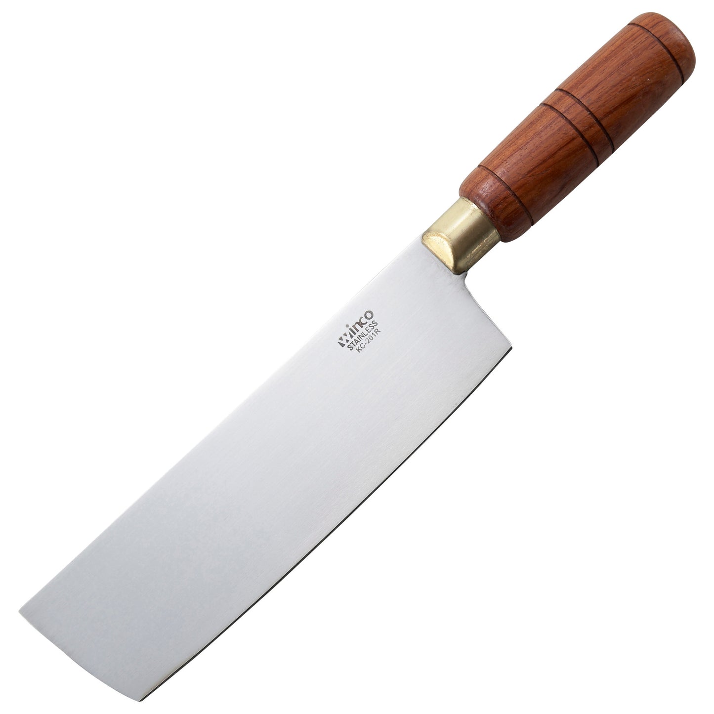 KC-201R - Chinese Cleaver with Wooden Handle, 7" x 2" Blade
