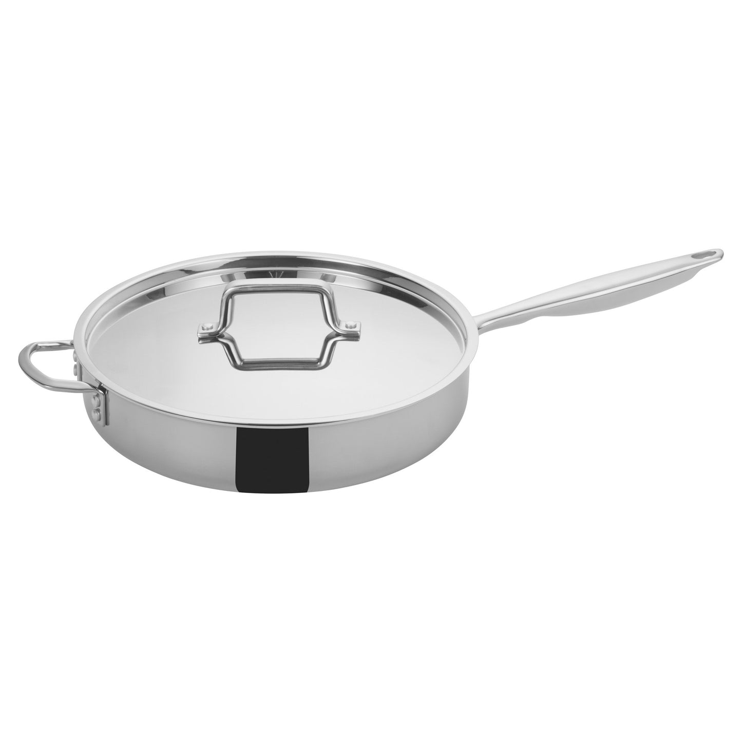 TGET-6 - Tri-Gen Tri-Ply Stainless Steel Sauté Pan with Cover - 6 Quart