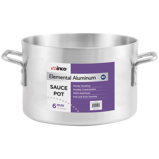 ASHP-60 - Elemental Aluminum Sauce Pot, 6mm - 60 Quart