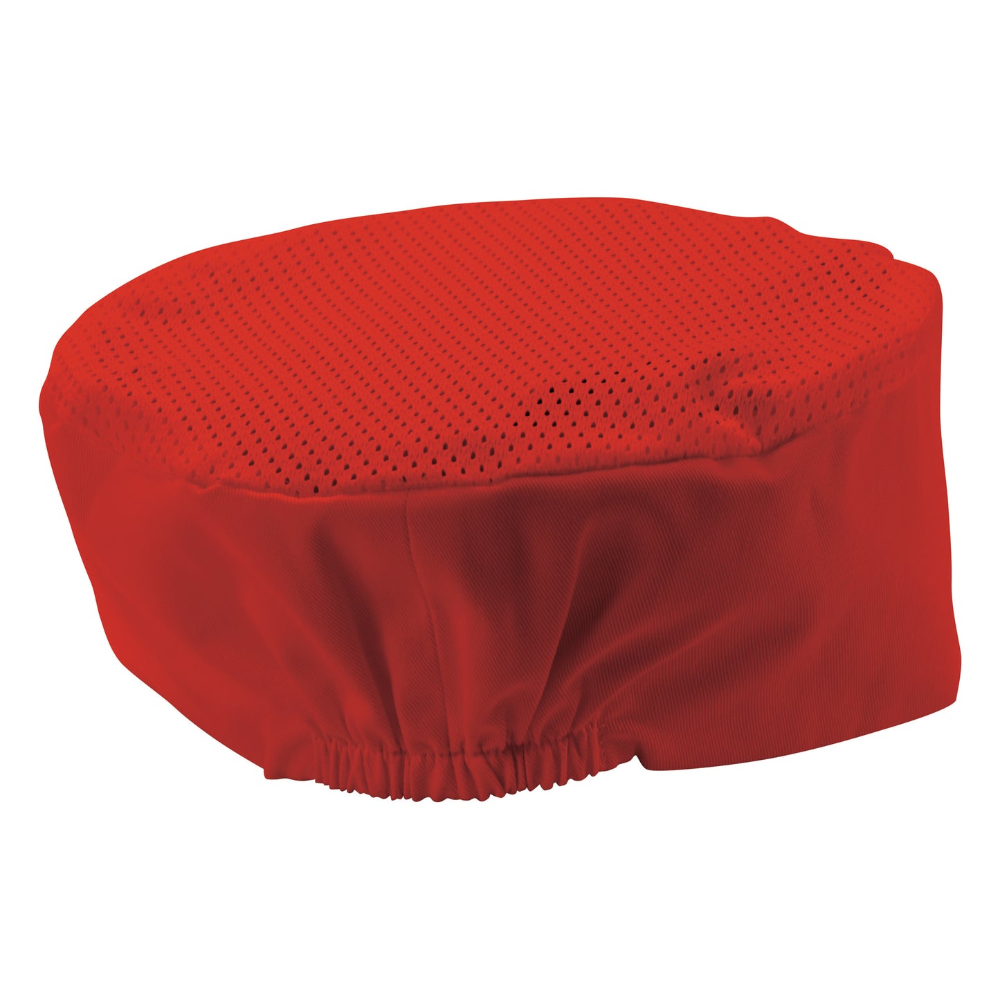 CHPB-3RR - Ventilated Pillbox Hats - Red, Large