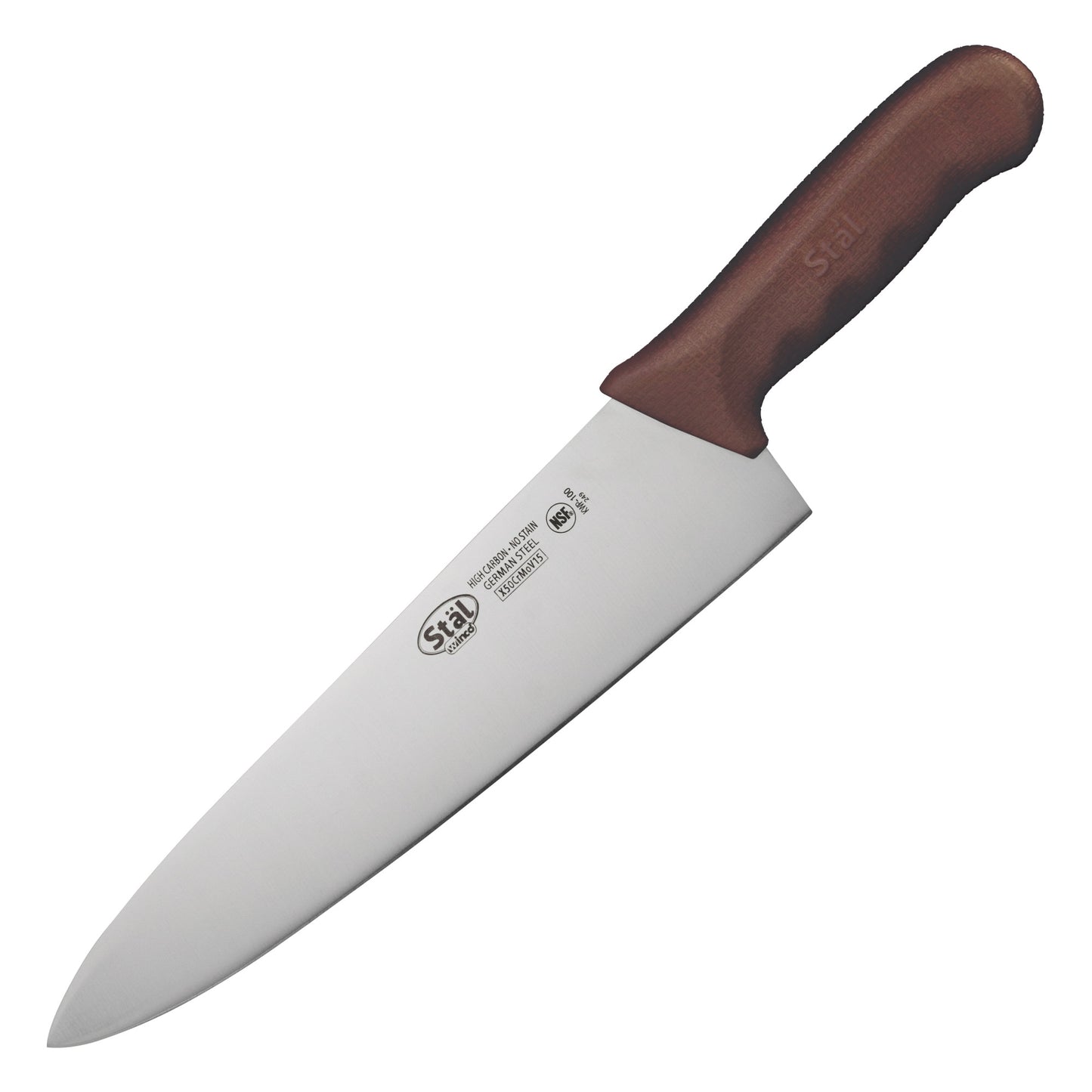 KWP-100N - Stäl 10" Chef's Knife - Brown