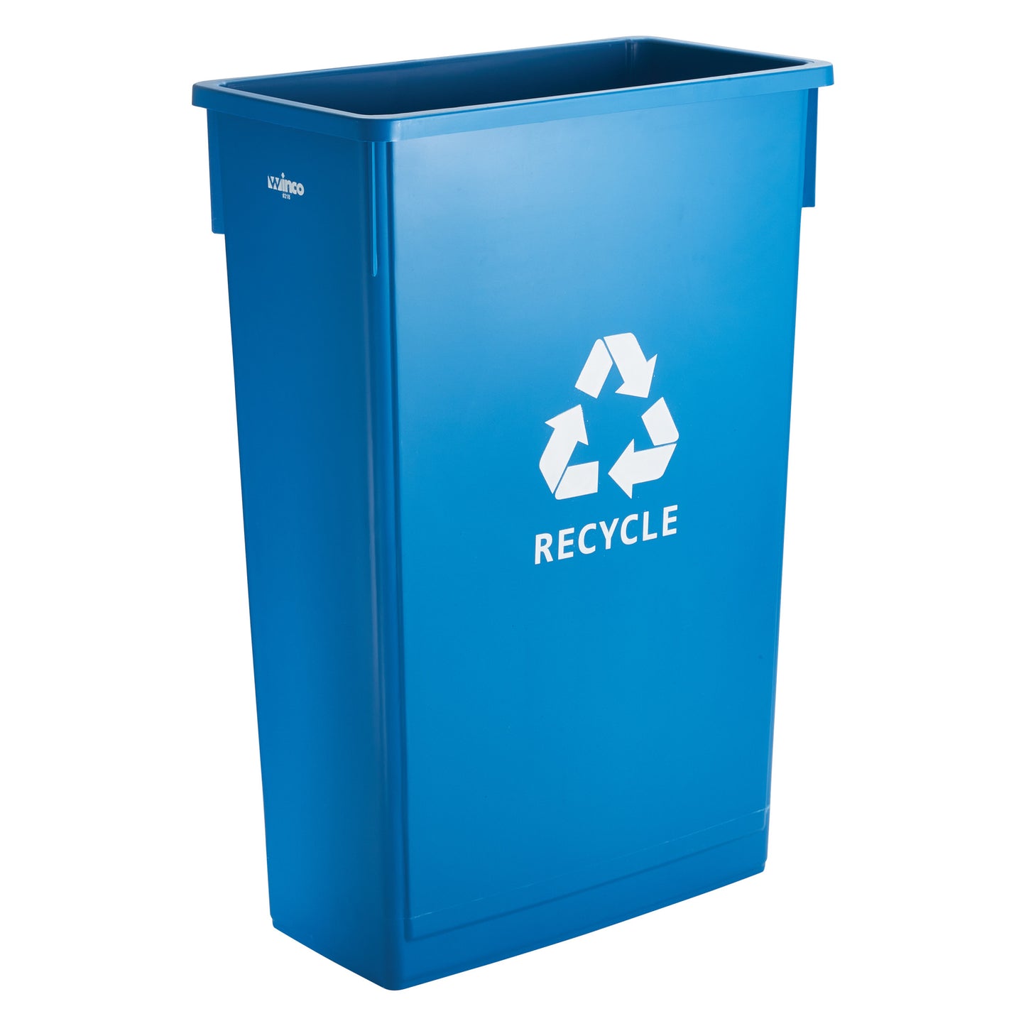 PTC-23L - 23 Gallon Slender Trash Can, Blue, Recycle