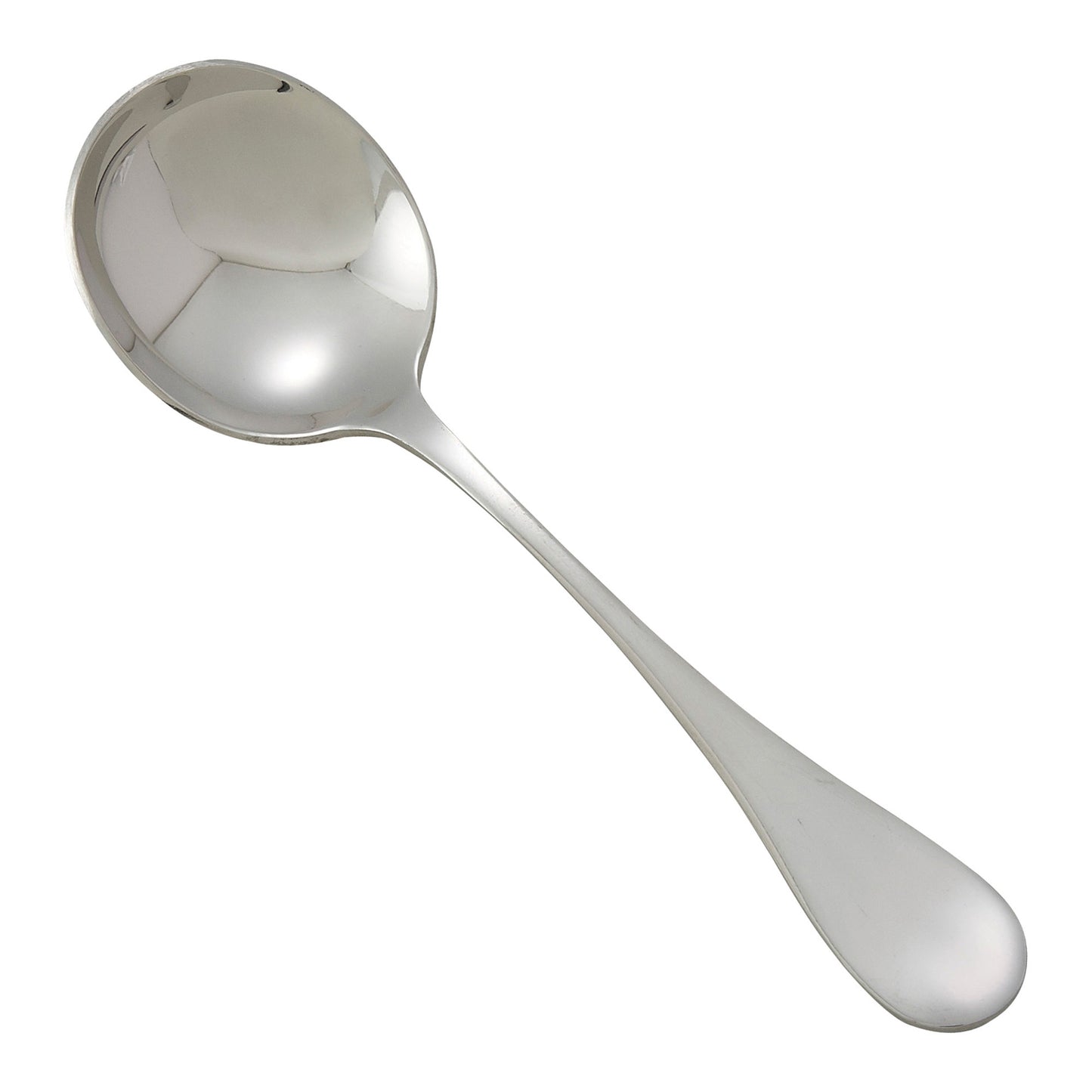 0037-04 - Venice Bouillon Spoon, 18/8 Extra Heavyweight