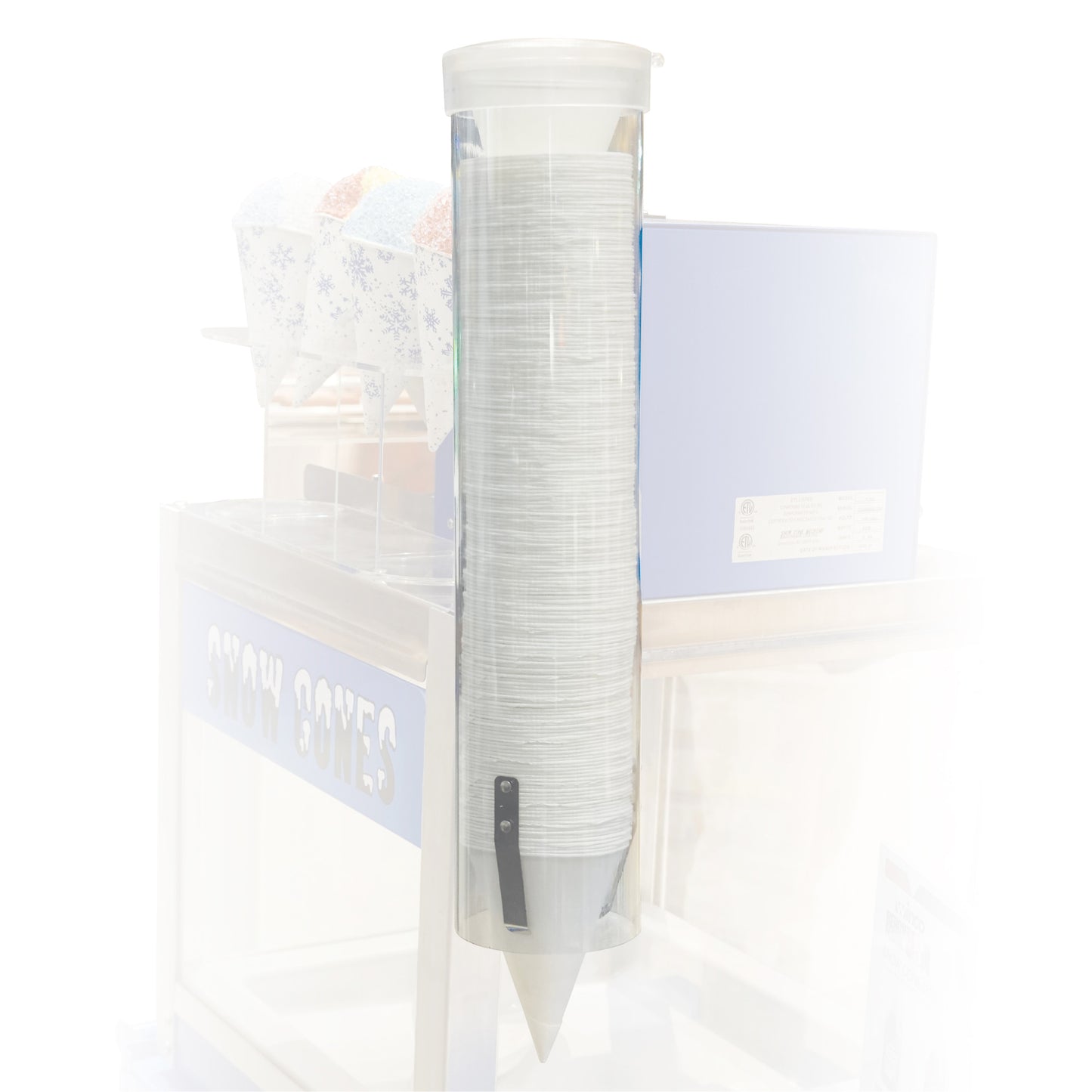 72701 - BenchmarkUSA Snow Cone Cup Dispenser