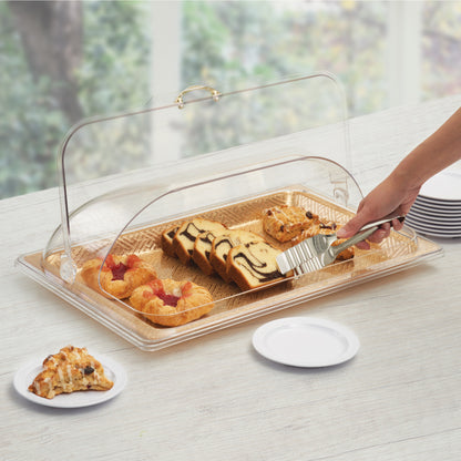 AST-3G - Gold-Tone Acrylic Display Tray