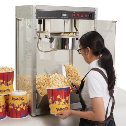 11147 - BenchmarkUSA Silver Screen Popcorn Machine - 14 oz