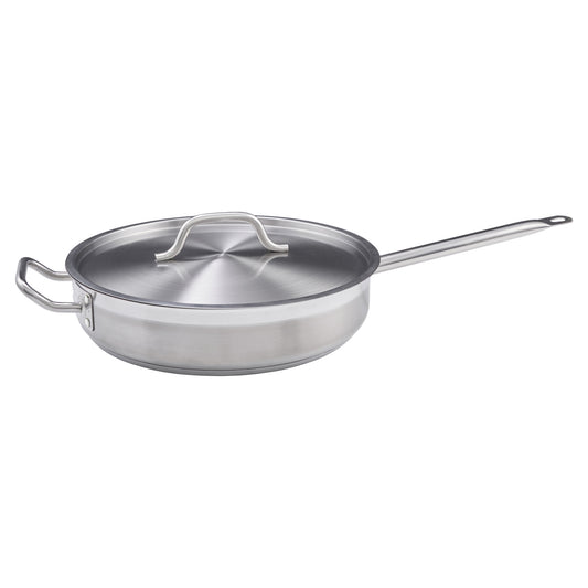 SSET-7 - Stainless Steel Saut Pan with Cover - 7 Quart