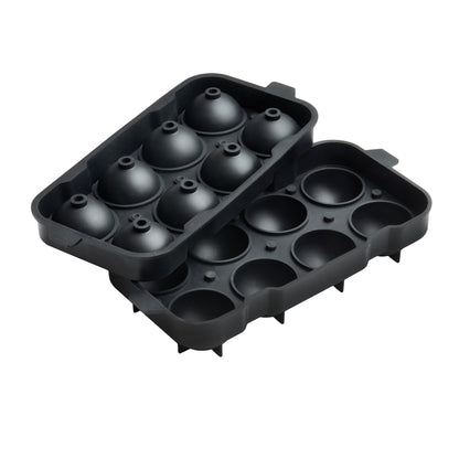 ICCP-8K - Silicone Ice Tray, 8 Compartments - Black