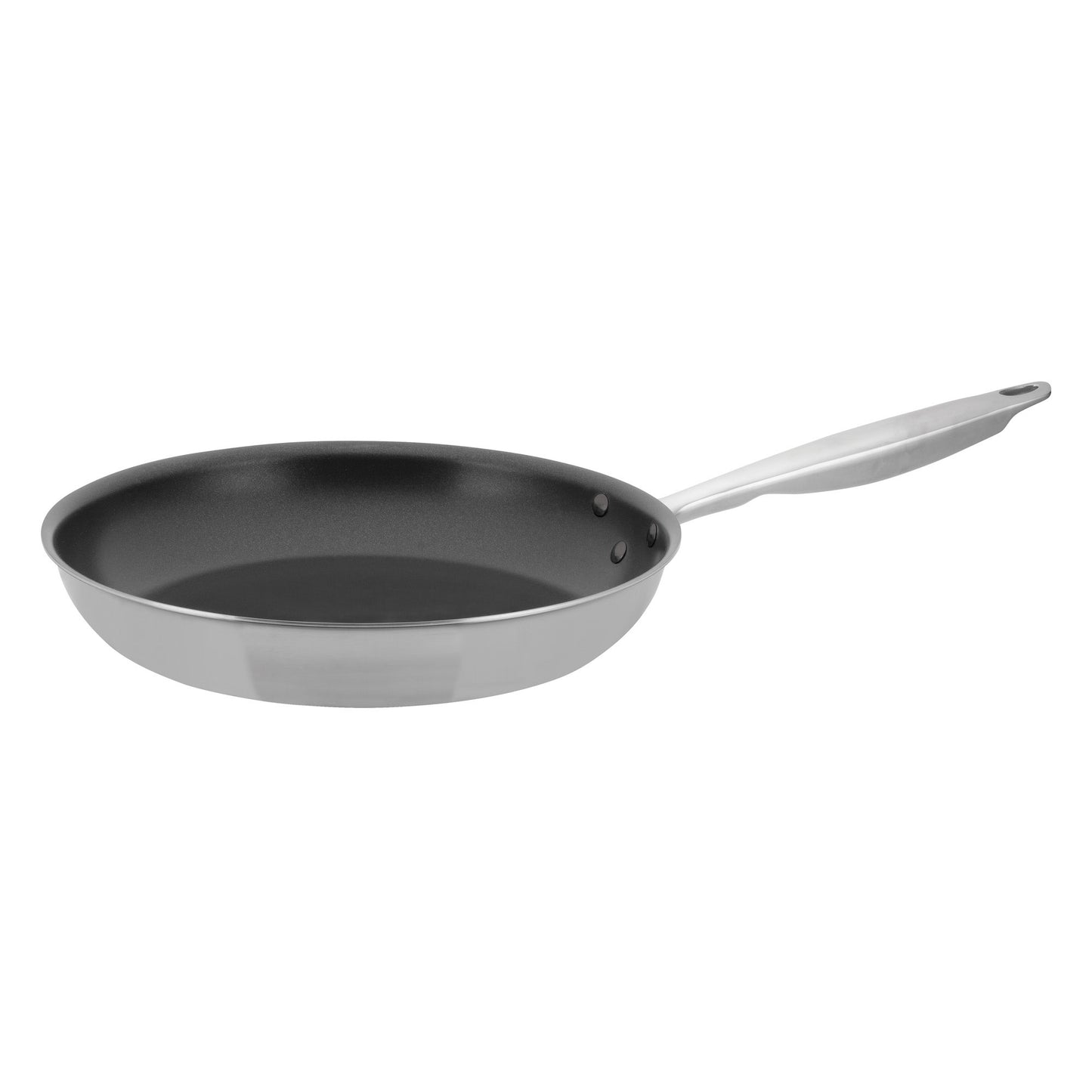 TGFP-12NS - Tri-Gen Tri-Ply Stainless Steel Fry Pan, Non-Stick - 12" Dia