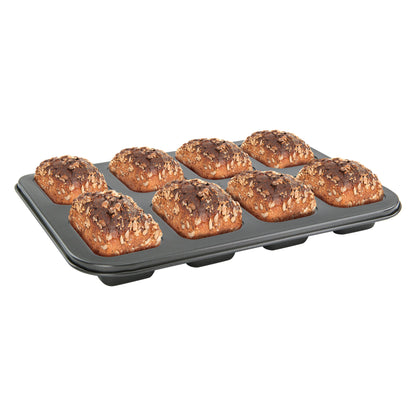 HLF-8MN - 8-Cup Mini Loaf Pan, Non-stick, Carbon Steel