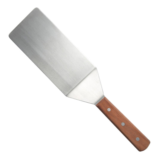 TN48 - Turner with Offset, Wooden Handle, 8" x 4" Blade
