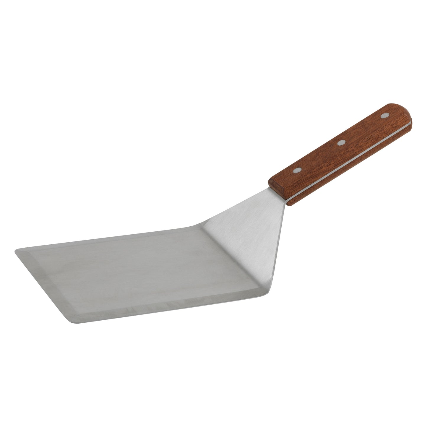 TN56 - Extra Heavy Turner with Cutting Edge, Wooden Handle, 5" x 6" Blade