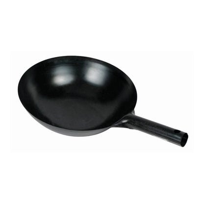 WOK-36 - Black Carbon Steel Wok - 16"