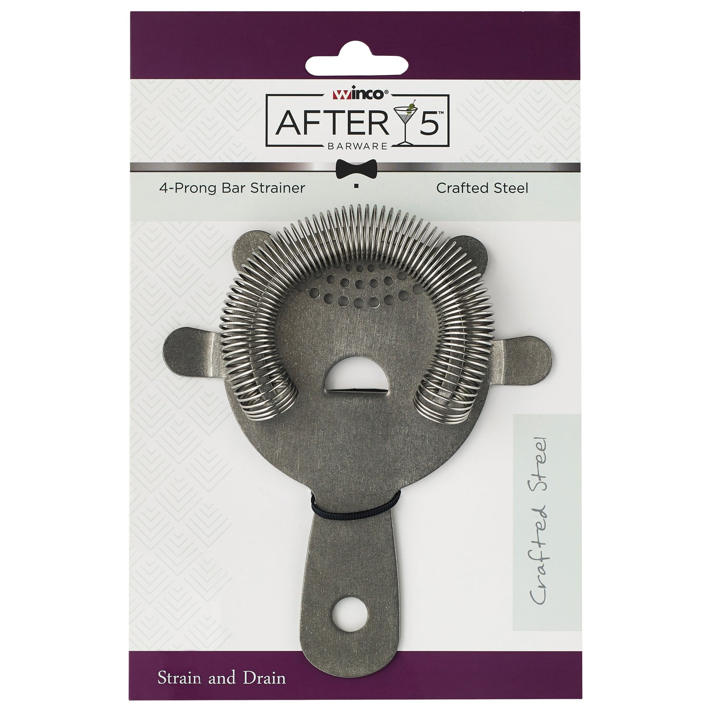 BABS-6CS - After5 Hawthorne Strainer, Crafted Steel