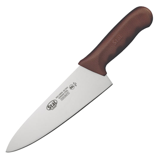 KWP-80N - Stäl 8" Chef's Knife - Brown