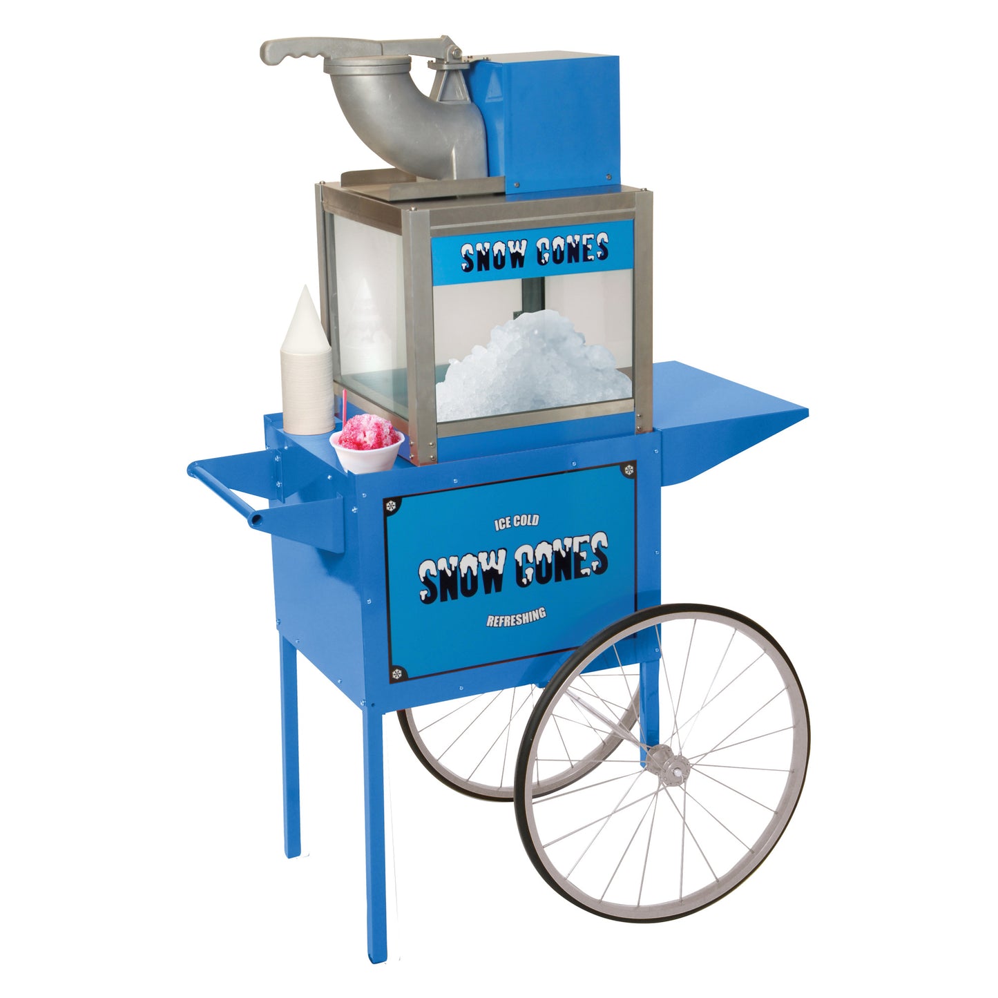 30070 - BenchmarkUSA "Snow Bank" Snow Cone Machine Cart