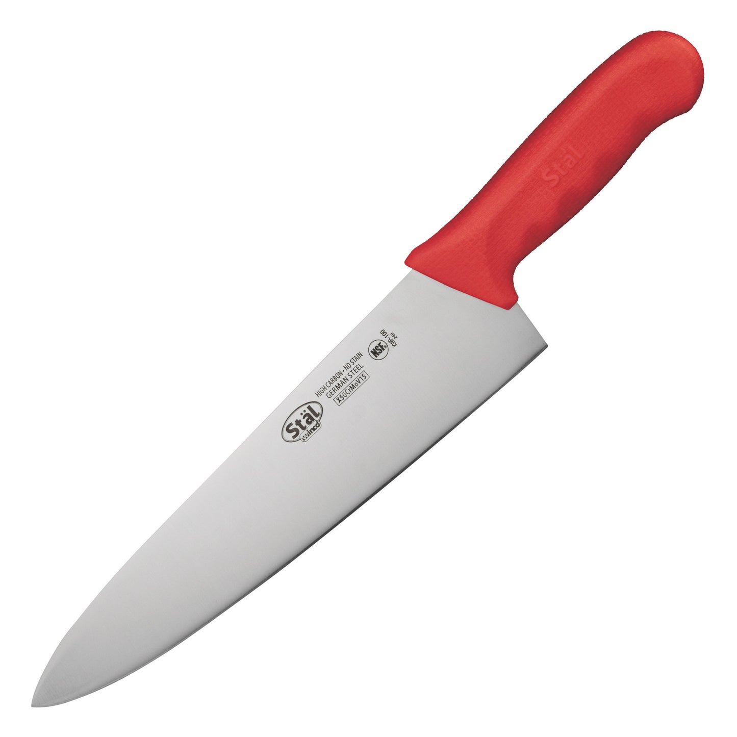 KWP-100R - Stäl 10" Chef's Knife - Red