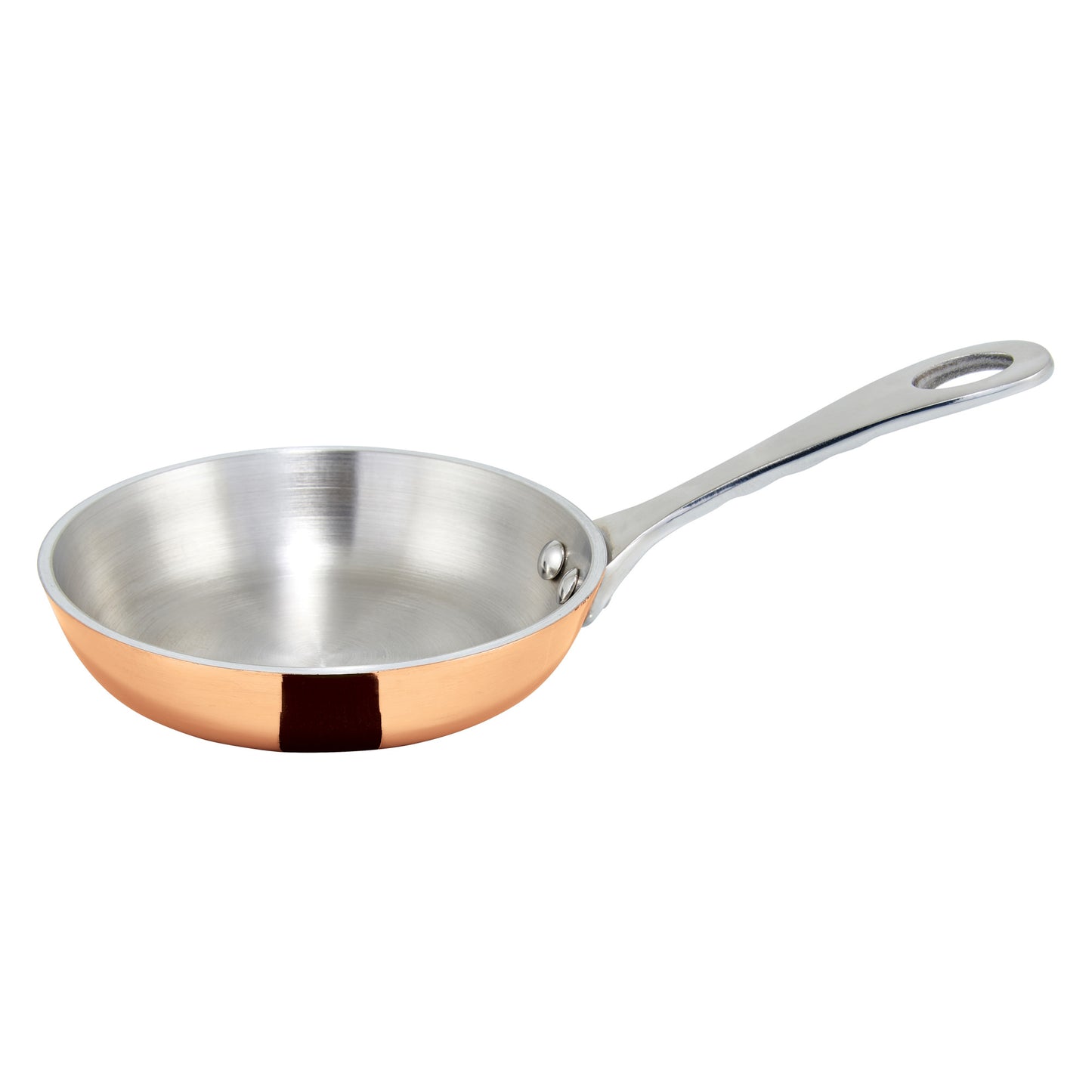 DCFP-4C - Mini 4" Fry Pan, Copper Plated, 5 oz