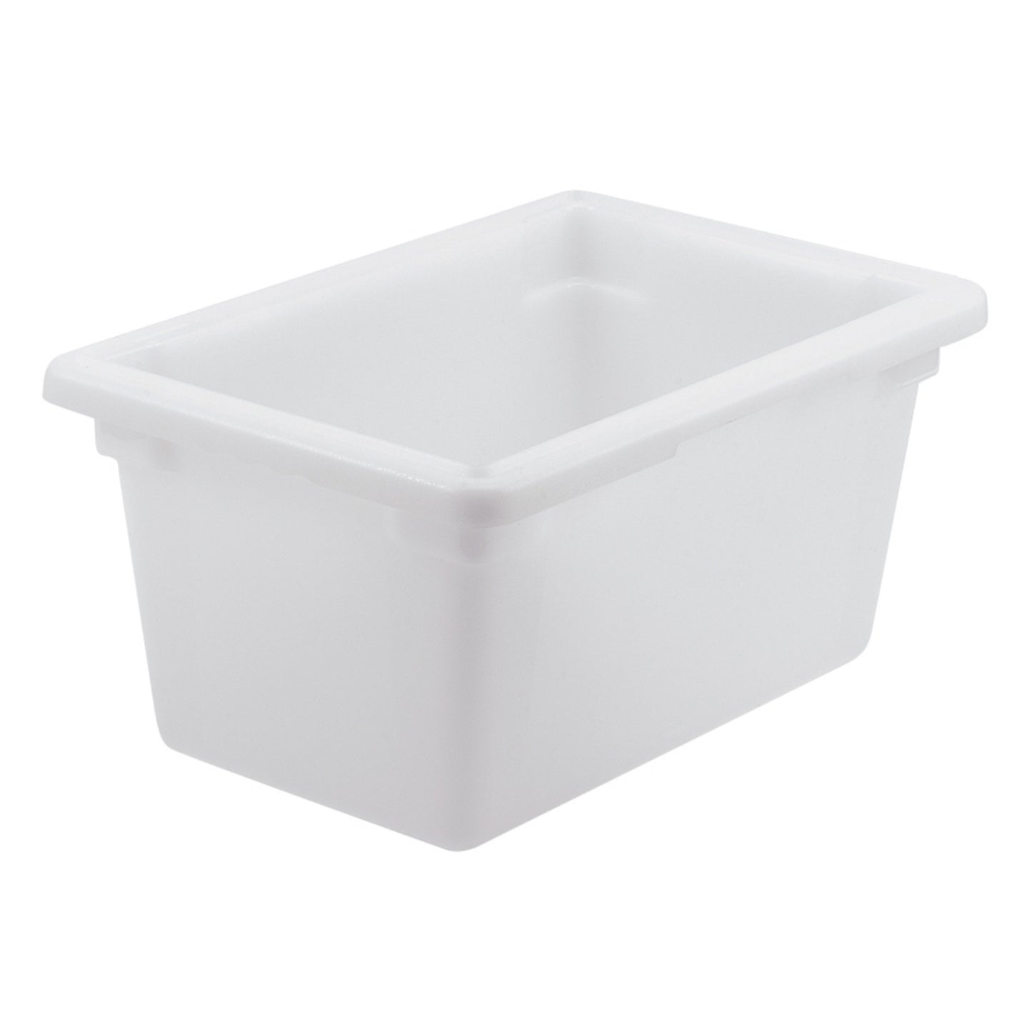 PFHW-9 - Food Storage Box, White Polypropylene - Half, 9"