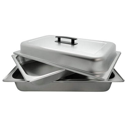 C-4080 - 8 Quart Full-Size Folding Stand Chafer, Stainless Steel