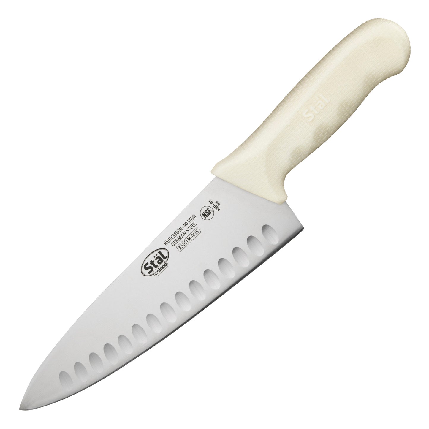 KWP-81 - Stäl 8" Hollow Ground Chef's Knife