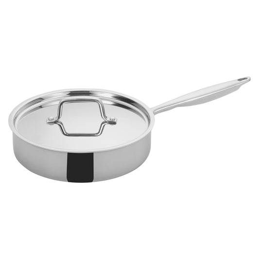 TGET-3 - Tri-Gen Tri-Ply Stainless Steel Sauté Pan with Cover - 3 Quart