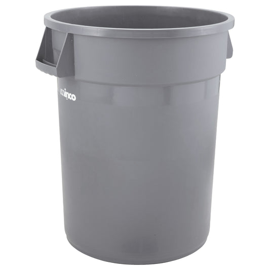 PTC-10G - Heavy-Duty Round Trash Can - Gray, 10 Gallon