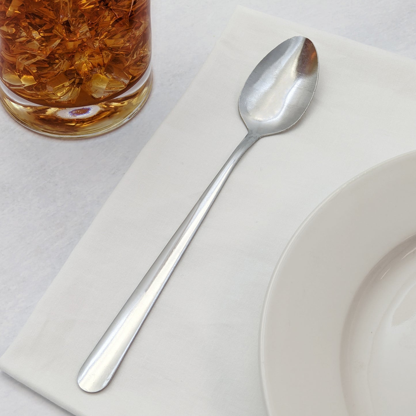 0002-02 - Windsor Iced Tea Spoon, 18/0 Medium Weight