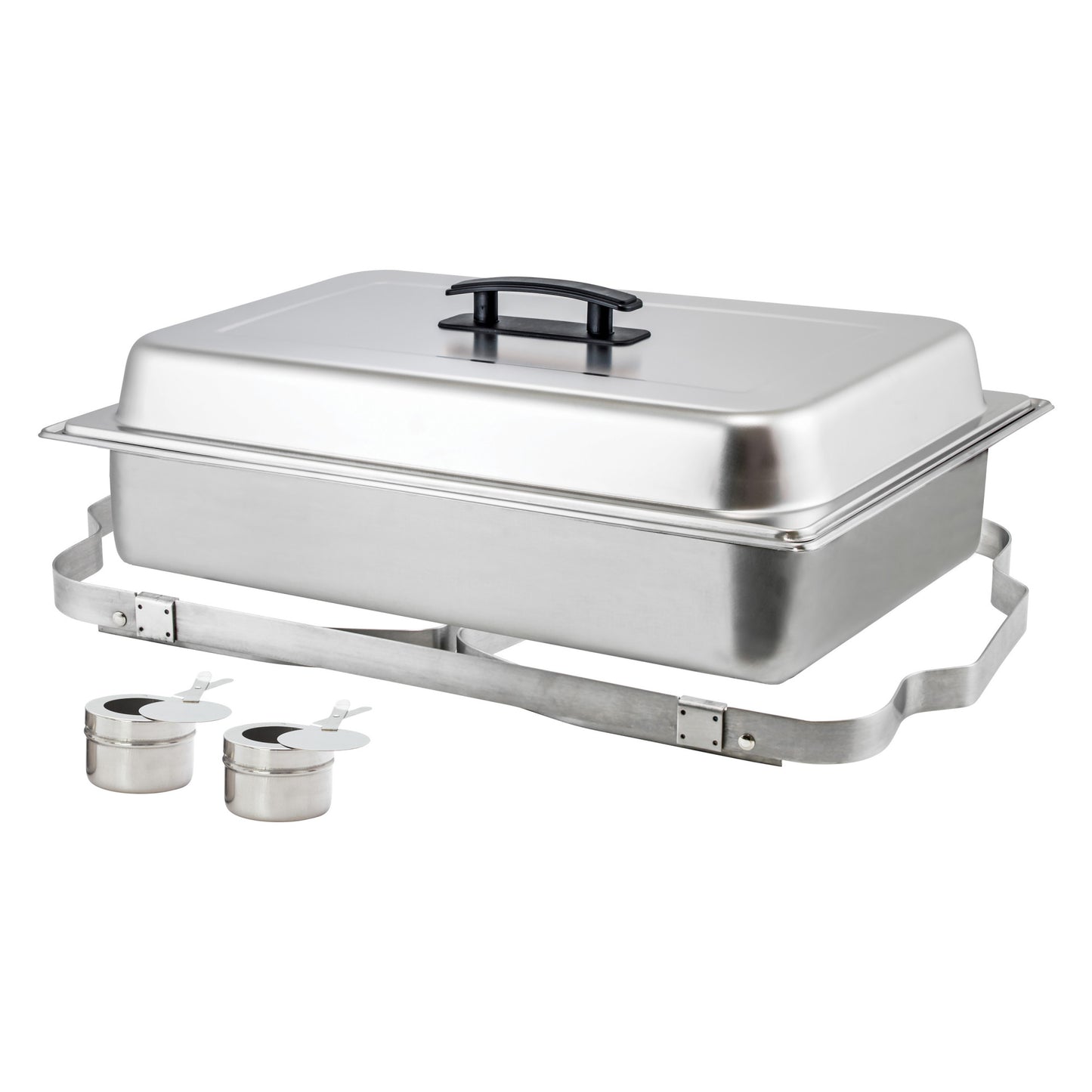 C-4080 - 8 Quart Full-Size Folding Stand Chafer, Stainless Steel