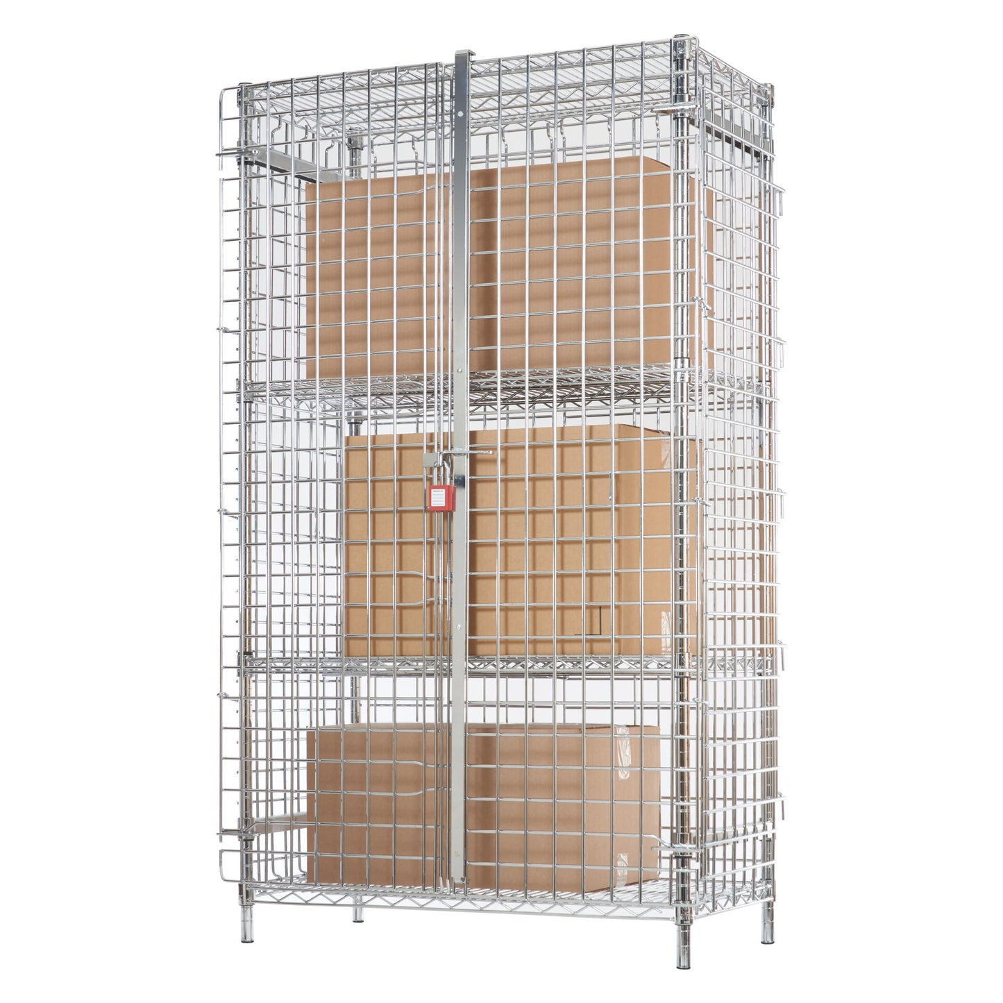 VCG-1836 - Security Cage, Chrome-Plated - 18" x 36" x 63"