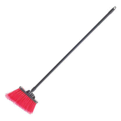 BRAF-9R-H - Angled Broom with 48"L Fiberglass Handle, Flagged, Medium-Duty