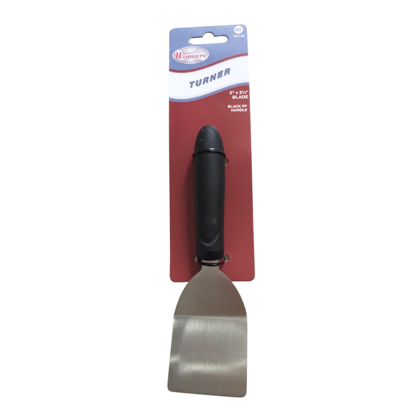 TKP-30 - Mini Turner with Offset, Black Polypropylene Handle, 2" x 2-1/4" Blade