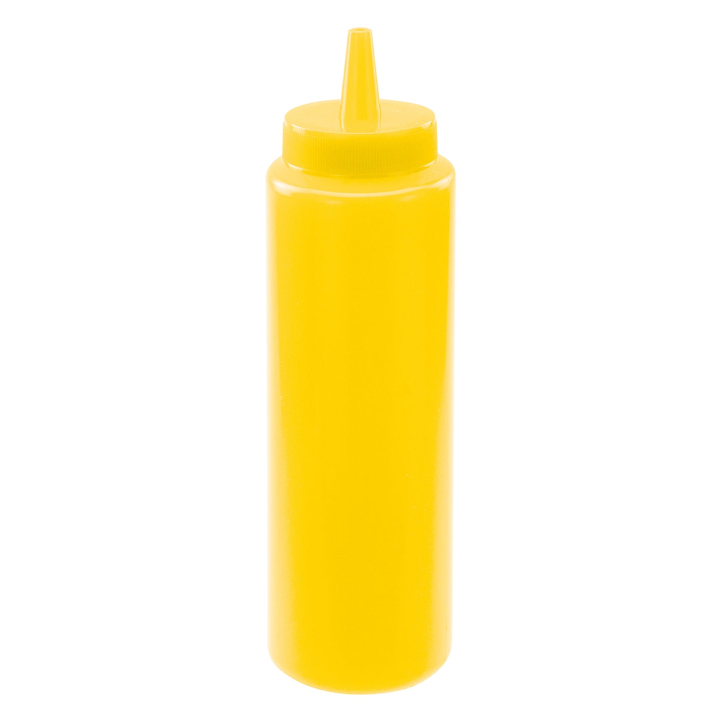 PSB-08Y - Regular Squeeze Bottles - 8 oz, Yellow