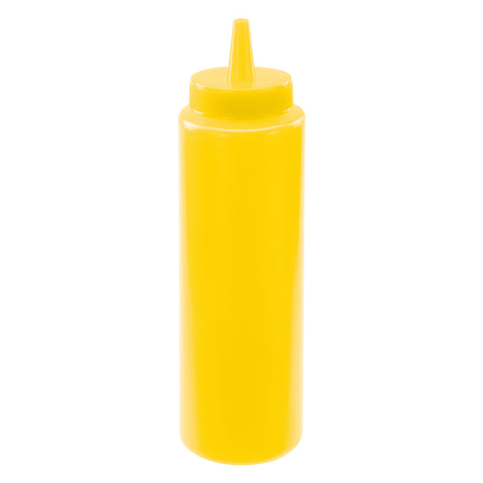 PSB-08Y - Regular Squeeze Bottles - 8 oz, Yellow