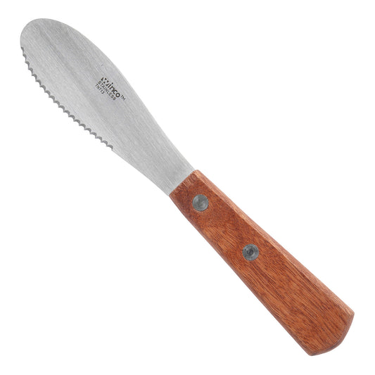 TN713 - Sandwich Spreader, Wooden Handle, 3-5/8" x 1-1/4" Blade